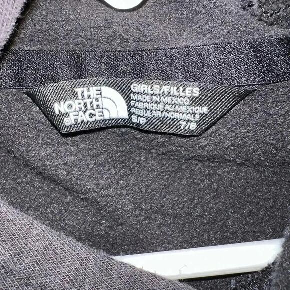 The North Face black Camp Fleece pullover hoodie girls’ Size Small (7/8) - Picture 5 of 6